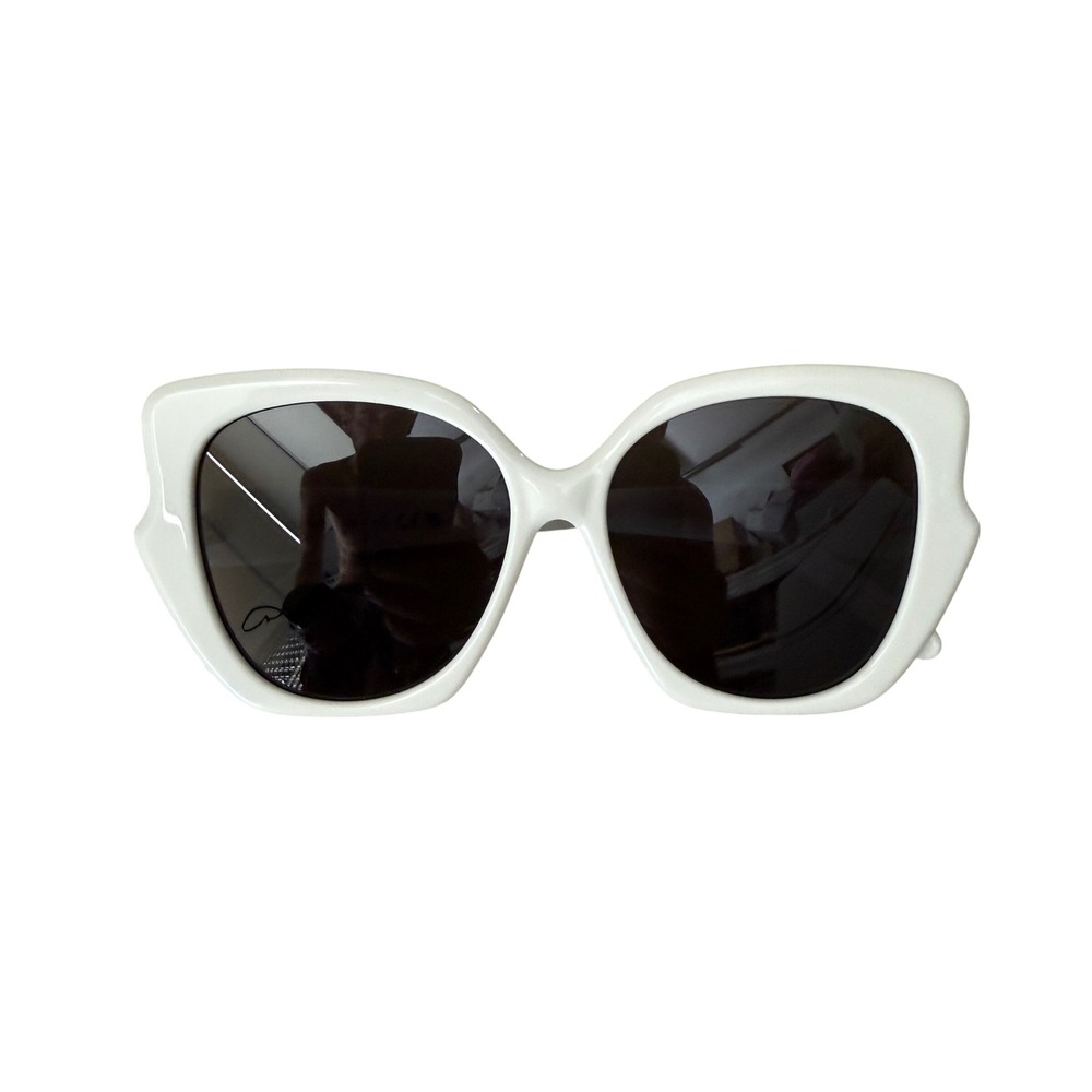 New LOEWE White Inflated Square Sunglasses LW40133F 25A - Unworn w/ Case